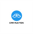 car auction logo vector image vector image