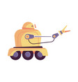 robot flat vector image
