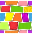 seamless comic pattern vector image vector image