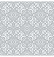 swirly seamless pattern in grey color vector image