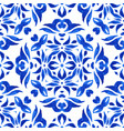abstract blue and white grunge tile seamless vector image