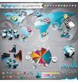 design set of infographic elements vector image vector image
