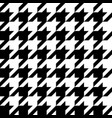 houndstooth seamless pattern basic and classic vector image