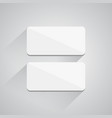 square buttons on white background vector image vector image