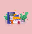 cloud storage concept 3d icon vector image