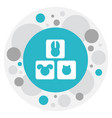 relatives symbol on animal vector image vector image