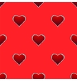 seamless hearts pattern vector image