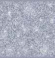 silver glitter seamless pattern vector image vector image