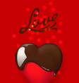 happy valentines day romantic design composition vector image