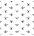 mosquito seamless pattern top view vector image vector image