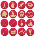magic icon gradient style vector image