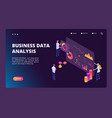 data optimization isometric concept person vector image