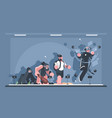 evolution of man monkey and homo sapiens vector image vector image