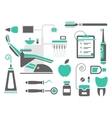 dentist icon vector image