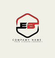 initial logo vector image vector image