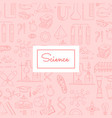 sketched science or chemistry elements vector image