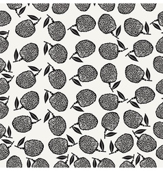 Leavesfruits and flowers seamless pattern Vector Image