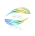 multicolored globe oval sphere abstract vector image vector image