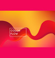 abstract colorful background color flow vector image vector image