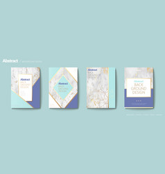 graceful brochure set vector image vector image