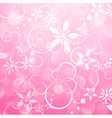 floral abstract background vector image
