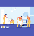 home renovation flat vector image vector image
