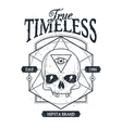 dotwork skull print 1 vector image