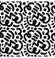 organic grunge bold shapes curved lines and dots vector image vector image