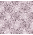 seamless pattern with pansy vector image