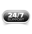 24 7 icon open hours a day and 7 days a week vector image