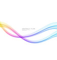 abstract shiny color spectrum wave design element vector image