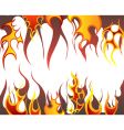 fire background vector image