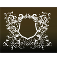 baroque floral ornament vector image vector image