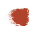brush stroke ink line paint background vector image