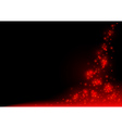 red glowing sparklers vector image vector image