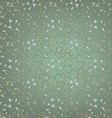 pattern flowers wallpaper vector image vector image