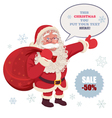 santa claus advertising vector image
