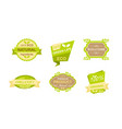 set stickers and badges vector image vector image