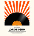 music modern retro vintage abstract poster vector image