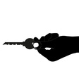 real estate sell key vector image vector image