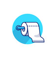 toilet tissue paper roll cartoon vector image