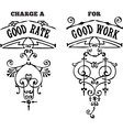 vintage scroll vector image vector image