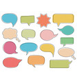 speech bubbles vector image vector image