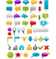 message icons vector image vector image