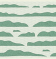simple seamless pattern with islands on water vector image vector image