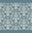 damask seamless pattern background vector image vector image