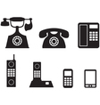 phone set vector image vector image
