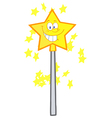 Magic Wand Cartoon Royalty Free Vector Image - VectorStock