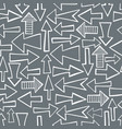 arrows pattern vector image