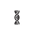 dna sign vector image vector image